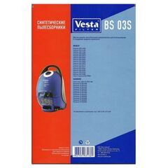 Мешок для пылесоса Vesta filter, BS 03S, синтетический, 4 шт, + 2 фильтра