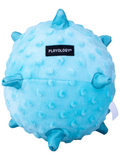 Сенсорный плюшевый мяч для щенков Playology 15 см с ароматом арахиса, голубой