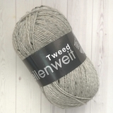 Пряжа Lana Grossa Meilenweit 100 Tweed 110 серый