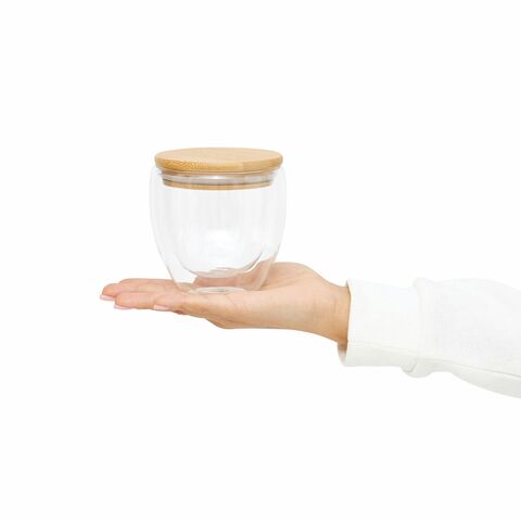 Стакан с двойными стенками BAMBOO ART S, объем ок. 250 ml