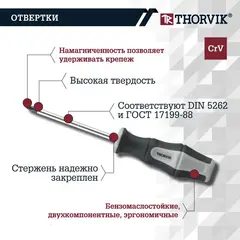 Thorvik UTS0077/12 Набор инструмента универсальный 1/4