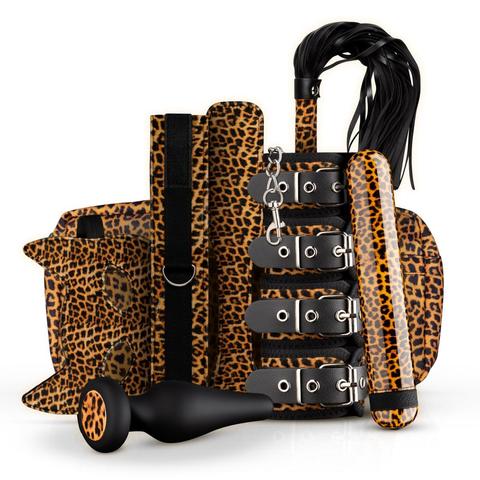 Стильный БДСМ-набор Gato 8-piece Set в анималистическом дизайне - ONE DC B.V. Panthra PAN010