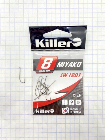 Крючок KILLER MIYAKO № 8 продажа от 10 шт.