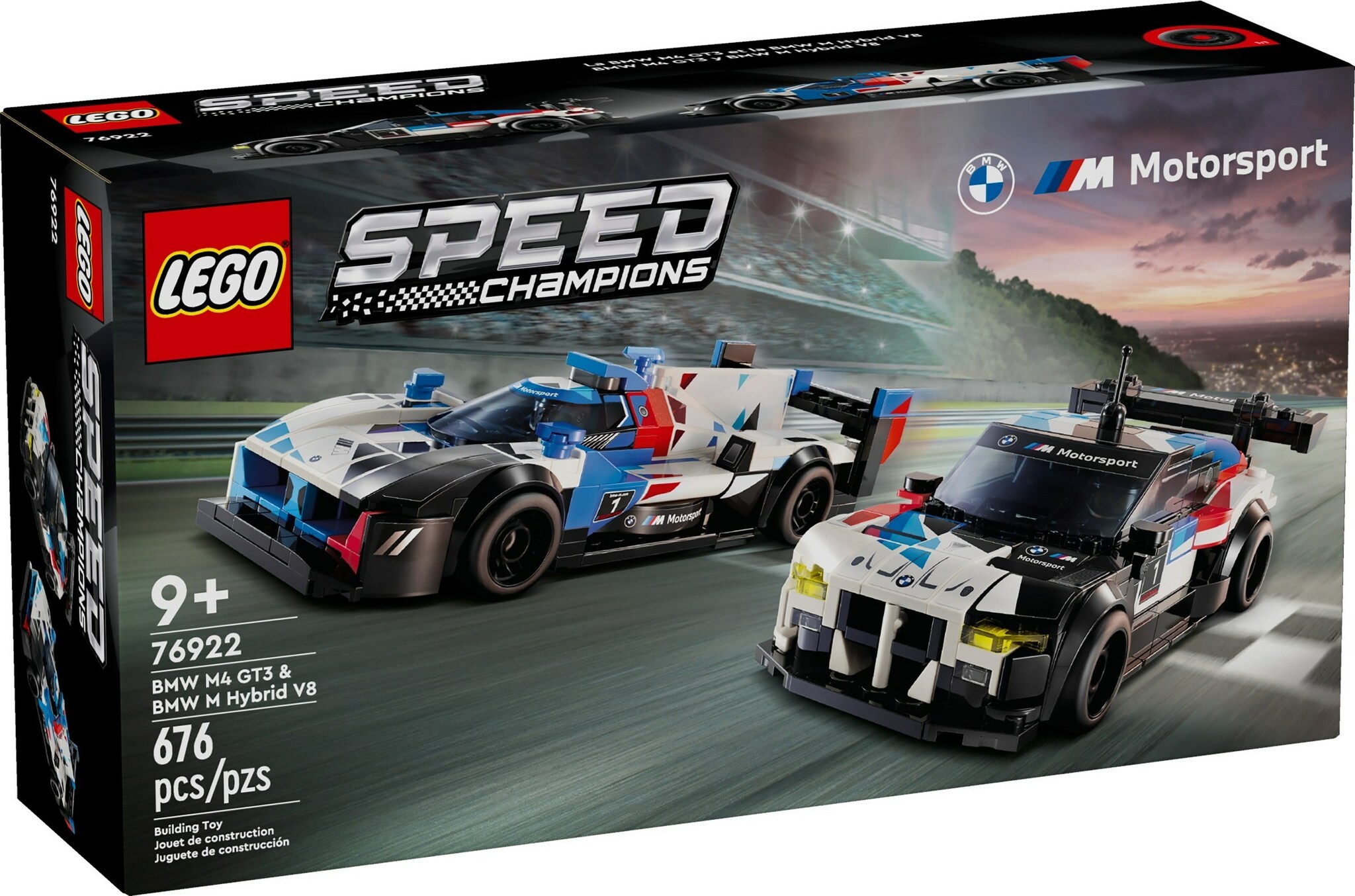 LEGO Speed Champions BMW M4 GT3 BMW M Hybrid V8 76922 Vsetovary.kz