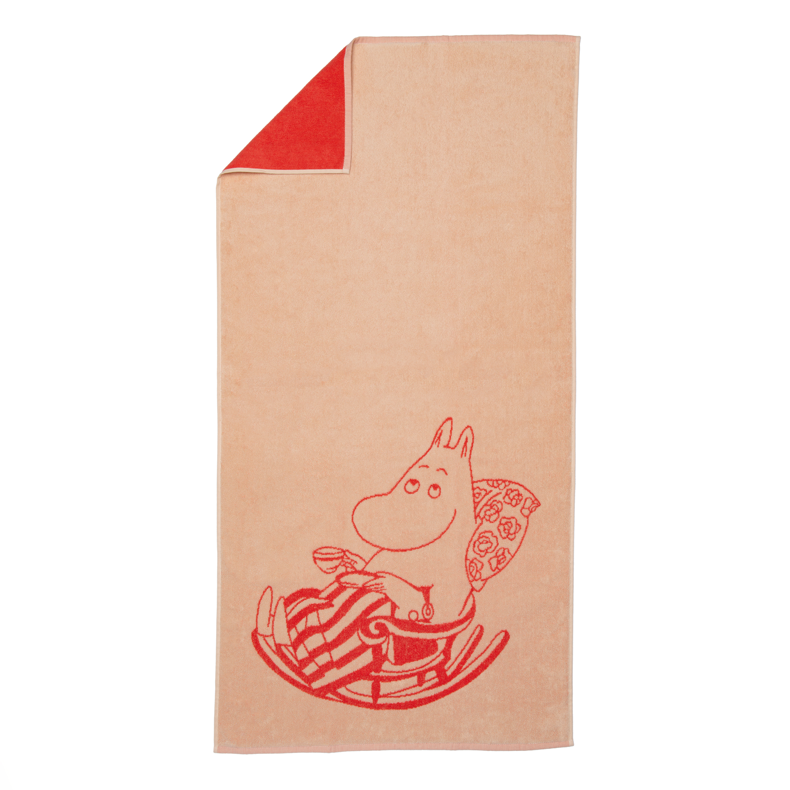 Полотенце банное Moomin Муми мама peach 70х140 см