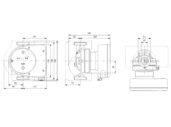 Циркуляционный насос Grundfos MAGNA 1 25-120 180 (99221215)