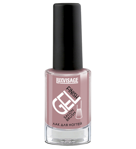 LuxVisage Лак для ногтей GEL finish тон 37 серо-лиловый  9мл