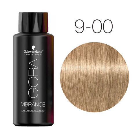 Schwarzkopf Igora Vibrance 9-00 (Блондин натуральный экстра) - Безаммиачный краситель тон-в-тон