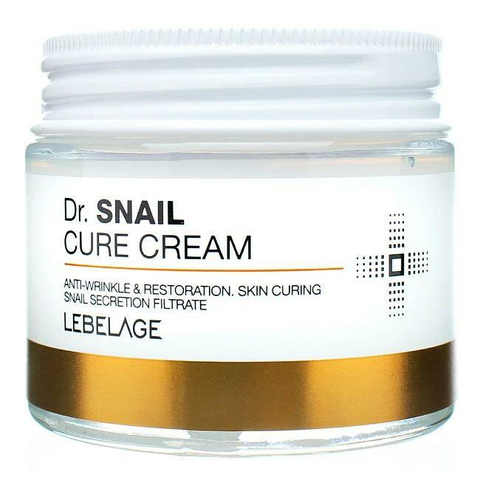 Lebelage Cream Крем для лица восстанавливающий с улиточным муцином Lebelage Dr. Snail Cure Cream