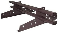 Снегозадержатель 1м RAL 8017 ОВАЛ ПЛОСКИЙ ТРУБА БЕЗ КРОНШТЕЙНА УСИЛЕННЫЙ Т4 коричневый шоколад GRAND LINE