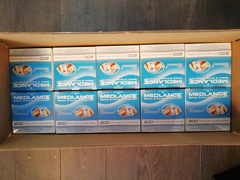 7644 Ланцет автоматический Medlance plus Universal 1,8 мм 21G, для капиллярного забора крови, 200 штук, голубые /HTL-STREFA S.A., Польша/