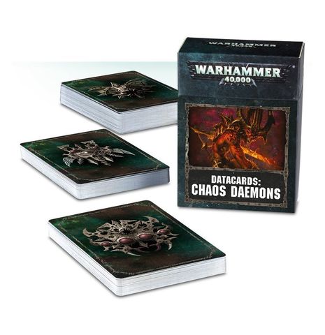 DATACARDS: CHAOS DAEMONS (ENGLISH)