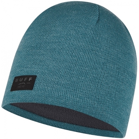 Шапка BUFF KNITTED & FLEECE BAND HAT SOLID DUSTY BLUE