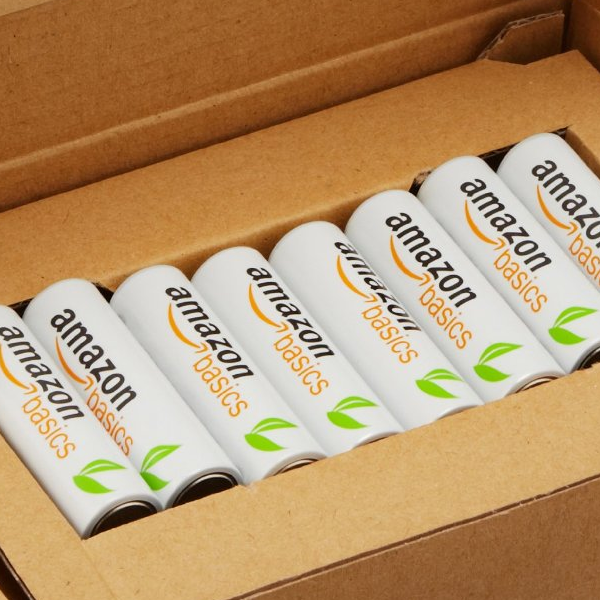 AmazonBasics 8 Pack AA Ni-MH Pre-Charged Rechargeable Batteries