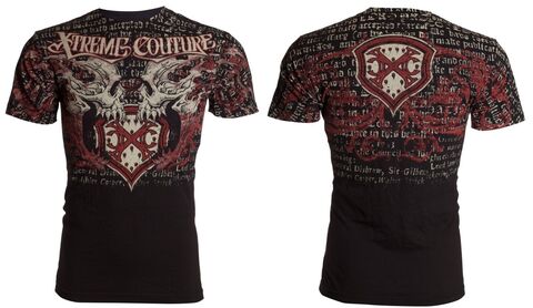 Xtreme Couture | Футболка мужская Lightning X801 от Affliction перед и спина