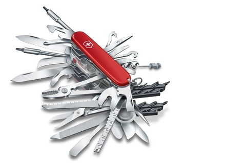 Нож складной Victorinox SwissChamp XXL, 91 mm, 73 функции (1.6795.XXL)