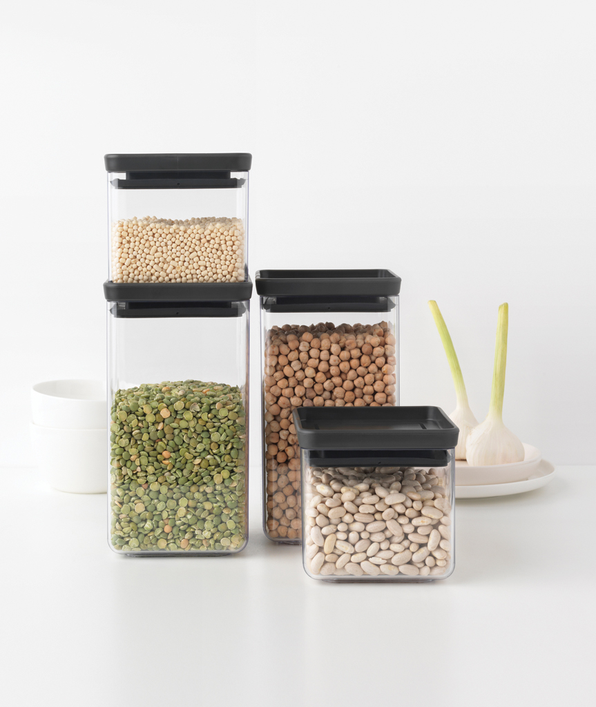 Прямоугольный контейнер (0,7 л), Темно-серый, арт. 122309 - фото 2