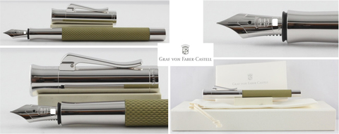 Ручка перьевая Graf von Faber-Castell Guilloche Olive Green