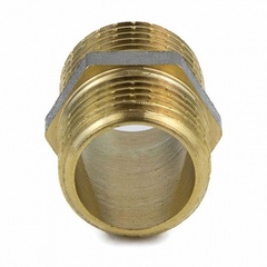 Ниппель латунный никелированный НР Ру 40