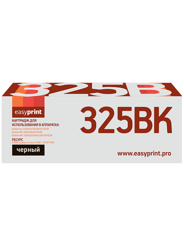 325BK Картридж EasyPrint LB-325BK для Brother HL-4140/4150/4570/DCP-9055/9270/MFC-9460/9465/9970 (4000 стр.) черный