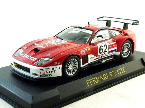 Ferrari 575 GTC 2004 red 1:43 Eaglemoss Ferrari Collection #56