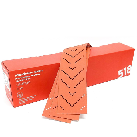Sandwоx LC Orange Ceramic шлиф. материал на бумажной основе 70*400 мм GRIP P120 MultiHole (цена за 50шт.)
