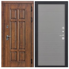 Купить Входная дверь термо Квадро - ФЛ 700 ПВХ ясень грей