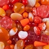 Бусины Микс PRECIOSA ORNELA. MIX92-BOX12-ORANGE(200gr)