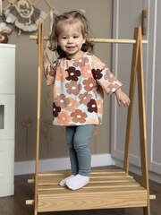 Футболка оверсайз Mjölk Осенние цветы