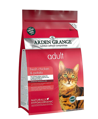 Arden Grange Adult корм беззерновой для кошек с Курицей и картофелем 400 г