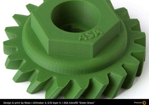 Пластик для 3D-принтера Fillamentum ASA Extrafill Green Grass