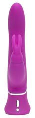 Лиловый вибратор Curve Thrusting Rechargeable Rabbit Vibrator - 24,1 см. - 