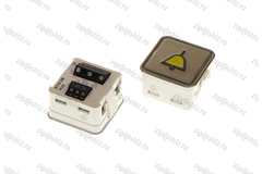 Кнопка (кнопочный модуль) MT42-2M RUS "Колокольчик", квадратная, Брайль