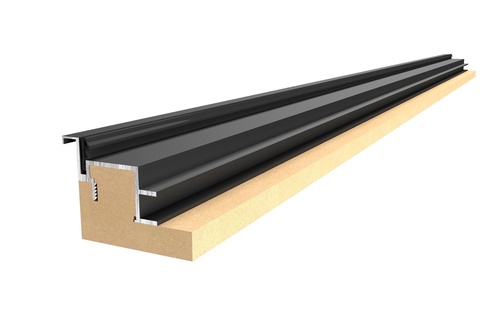 Коробка с уплотнителем Filomuro Black REVERS 50х60х2450 для полотна 2300 притвор 43 (2,5шт)