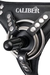 Черные трусики для страпона RealStick CALIBER - 