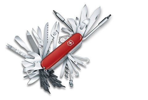 Нож складной Victorinox SwissChamp XXL, 91 mm, 73 функции (1.6795.XXL)