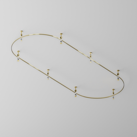 Шинопровод накладной/подвесной Maytoni Busbar trunkings flarity TRX154-2SR-D1200-BS