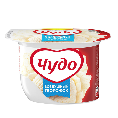 Воздушный творожок Чудо Пломбир 5,8% 85гр