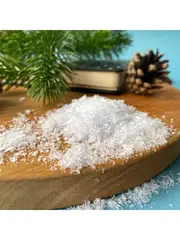 Снег искусственный 1-2 мм, белый, рассыпчатый, 45-50 гр.