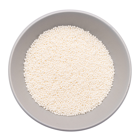 Посыпка мягкая Белый жемчуг (475) 2 мм, кг