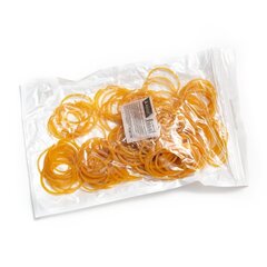 
          Резинки для денег банковские 25 мм, Alingar, 50 гр, каучуковые, зип - пакет, европодвес