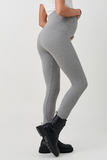 Леггинсы для беременных 19225 серый меланж
