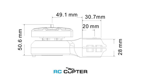 Набор ВМГ T-Motor 6007 II-X KV160 HV(MN6007 II KV160 1шт + ESC Alpha 60A HV 12S 1шт + мотормаунт)