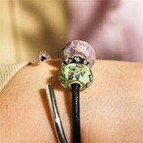 Бусина "Фиолетовый нефрит"