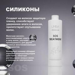 Limba Cosmetics Маска-реструктуризатор для волос Premium Line SOS Treatment, 250мл (lmb28)