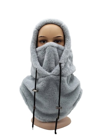 Картинка шарф-капюшон Skully Wear BNM-1311 dark gray - 7