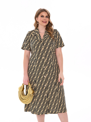 4536 Халат на пуговицах