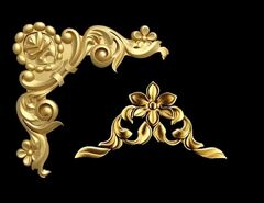 Силиконовый молд № 784 Набор вензелей