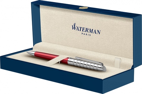 Ручка шариковая Waterman Hemisphere 2020 Deluxe Marine Red CT (2118292)