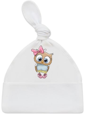 Шапочка с принтом "Наша Совушка"